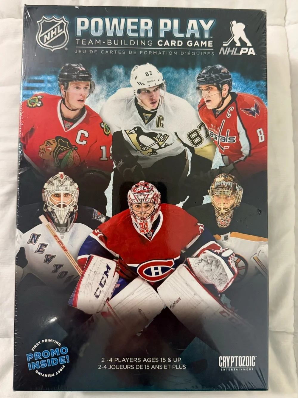 New Cryptozoic NHL Power Play Team Building Card Game Sealed